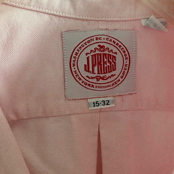 Men’s J. Press pink button down dress shirt - Picture 6 of 6